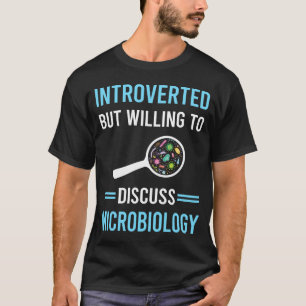 Introverte microbioloog t-shirt