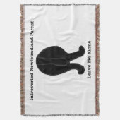 Introverte Newfoundlander Ouder Deken (Voorkant Verticaal)
