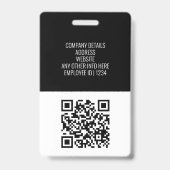 Introverte paarden grapjes zadelmakerij verkopen badge (Achterkant)