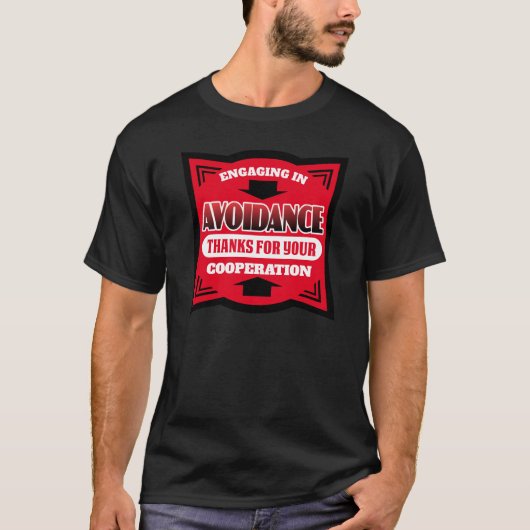 Introverte persoonlijkheid INTJ antisociaal verdwa T-shirt (Voorkant)