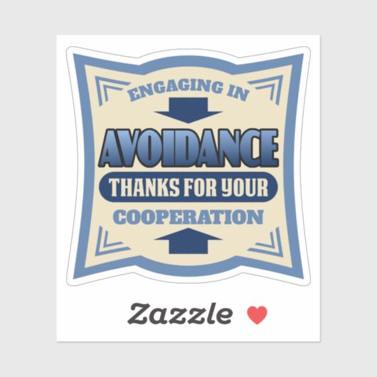 Introverte persoonlijkheid INTJ antisociale eenlin Sticker (Vel)