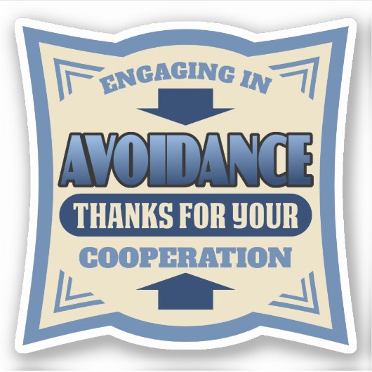 Introverte persoonlijkheid INTJ antisociale eenlin Sticker (Voorkant)