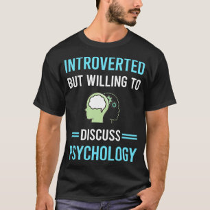 Introverte psychologie t-shirt