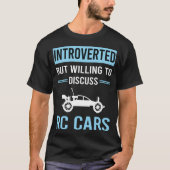 Introverte RC Auto's T-shirt (Voorkant)