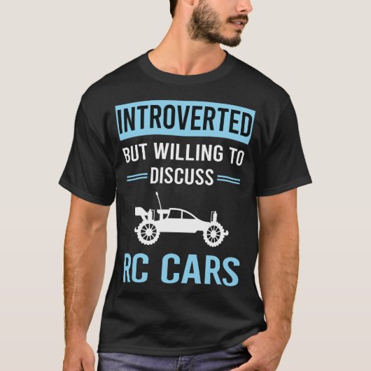 Introverte RC Auto's T-shirt (Voorkant)