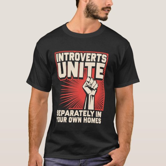 Introverte samenkomen 1 t-shirt (Voorkant)