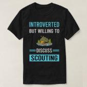 Introverte scoutingverkenners t-shirt (Design voorkant)