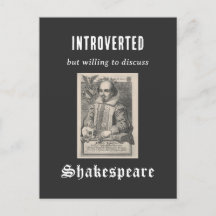 Introverte Shakespeare Literatuur Drama Grappig
