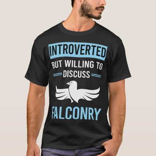 Introverte valkenier t-shirt (Voorkant)
