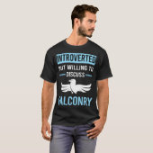 Introverte valkenier t-shirt (Voorkant volledig)