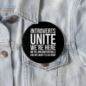 Introverte Verenig Knop Ronde Button 4,0 Cm (In situ)