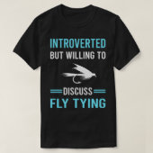 Introverte vliegenkoppeling t-shirt (Design voorkant)