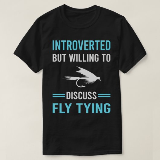 Introverte vliegenkoppeling t-shirt (Design voorkant)
