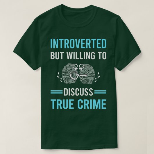 Introverte Ware Misdaad T-shirt (Design voorkant)