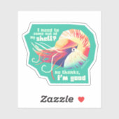 Introvertebrate nautilus - kleine sticker (Vel)