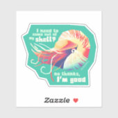 Introvertebrate nautilus - medium sticker (Vel)