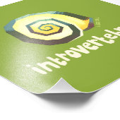 Introvertebrate slak - kleine kunstafdruk foto afdruk (Hoek)