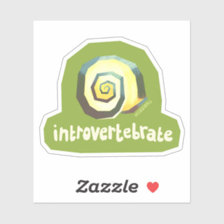 Introvertebrate slak - kleine sticker