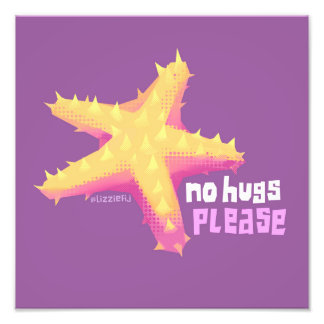 Introvertebrate zeester - medium art print foto afdruk