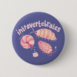 Introvertebraten isopoden-badge ronde button 5,7 cm