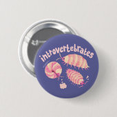 Introvertebraten isopoden-badge ronde button 5,7 cm (Voorkant /achterkant)