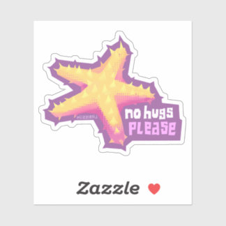 Introvertebraten zeester - kleine sticker