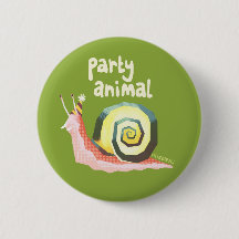 Introvertebrates green party slak badge