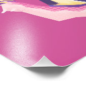 Introvertebrates roze partij slak medium art print foto afdruk (Hoek)