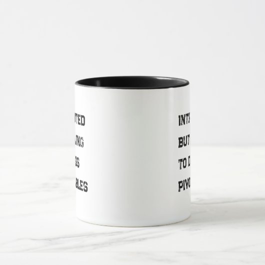Introverted Accountant Funny Quote Coffee Mug Mok (Midden)