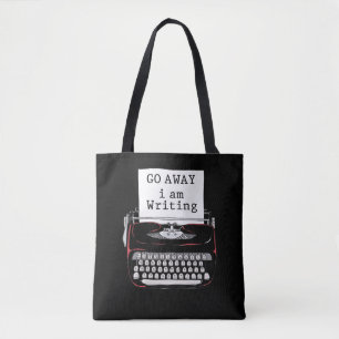 Introverted Book Writer Auteur Novelist Tote Bag