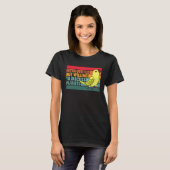 Introverted But Parrots Yellow Indian Ringneck T-shirt (Voorkant volledig)