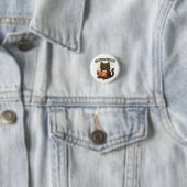 Introverted But Willing To Discuss Cats Ronde Button 3,2 Cm (In situ)