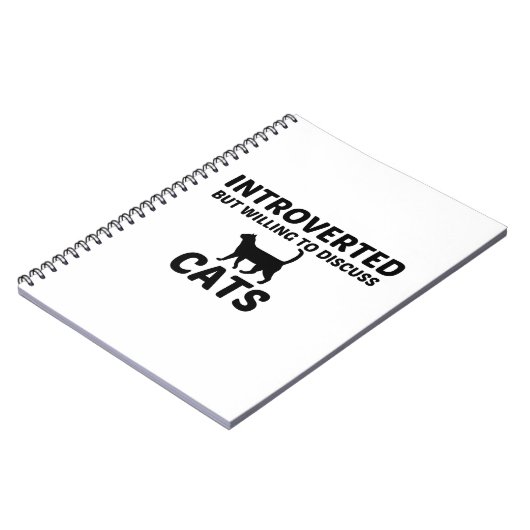 INTROVERTED CATS MAAR WILLEN BESPREKEN NOTITIEBOEK (Linkerzijde)