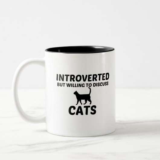 INTROVERTED CATS MAAR WILLEN BESPREKEN TWEEKLEURIGE KOFFIEMOK (Links)