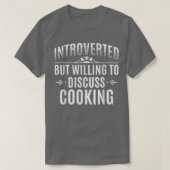 Introverted Cooking Lovers T-shirt (Design voorkant)