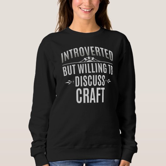 Introverted Craft Trui (Voorkant)