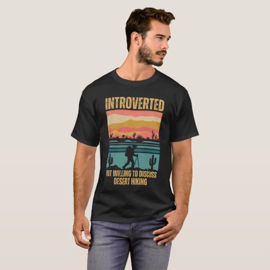 Introverted Desert Explorer T-shirt (Voorkant volledig)