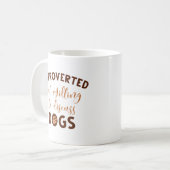 Introverted Dogs Koffiemok (Voorkant links)
