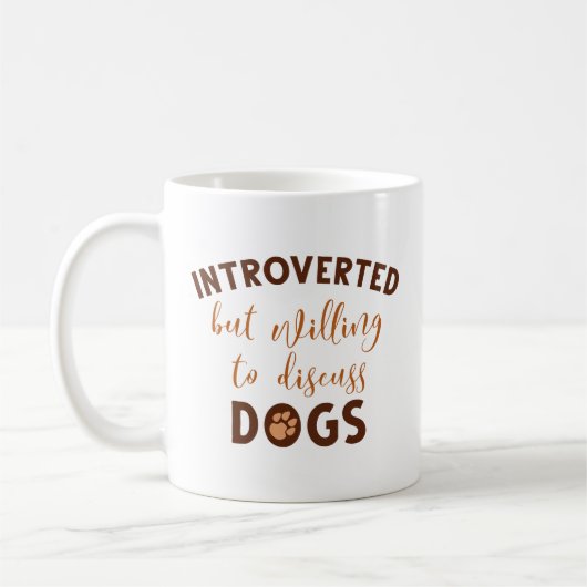 Introverted Dogs Koffiemok (Links)