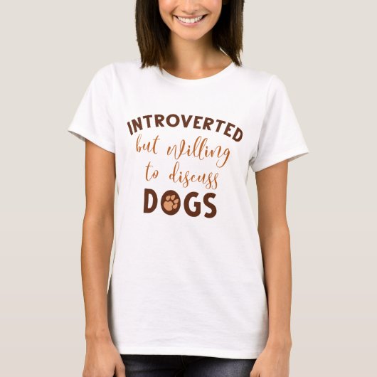 Introverted Dogs T-shirt (Voorkant)
