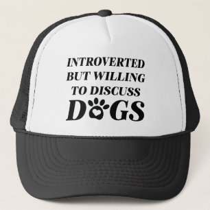 Introverted Dogs Trucker Pet