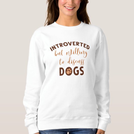 Introverted Dogs Trui (Voorkant)
