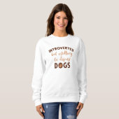 Introverted Dogs Trui (Voorkant volledig)