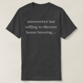 Introverted Home Breining T T-shirt (Design voorkant)
