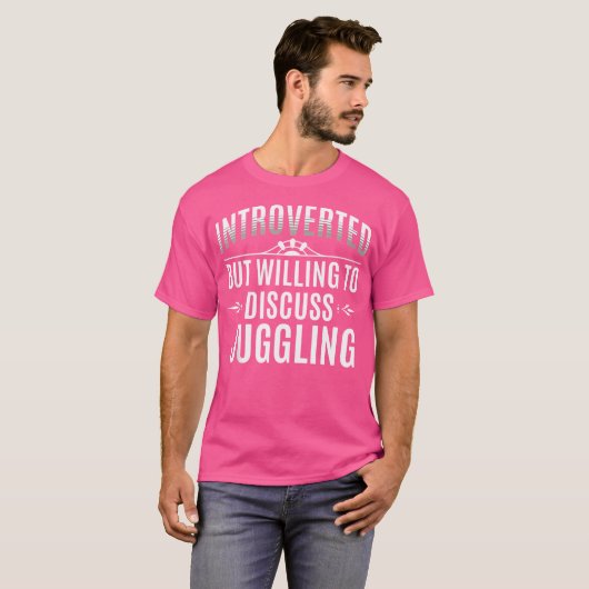Introverted Juggling Lovers T-shirt (Voorkant volledig)