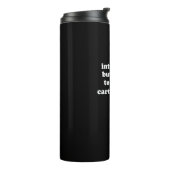 Introverted, maar bereid om cartografie te besprek thermosbeker (Gedraaid links)