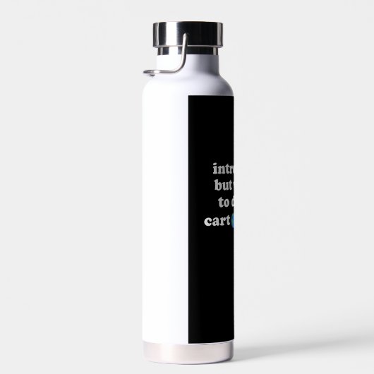 Introverted, maar bereid om cartografie te besprek waterfles (Rechts)