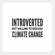 Introverted, maar bereid om de klimaatverandering 