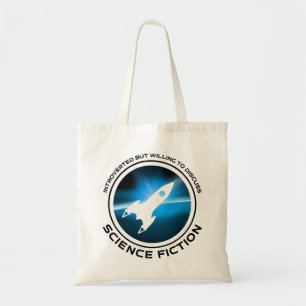 Introverted, maar bereid om de wetenschapsketen te tote bag