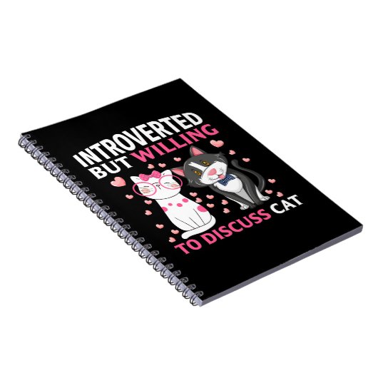 Introverted, maar bereid om het Kat te bespreken Notitieboek (Rechterzijde)